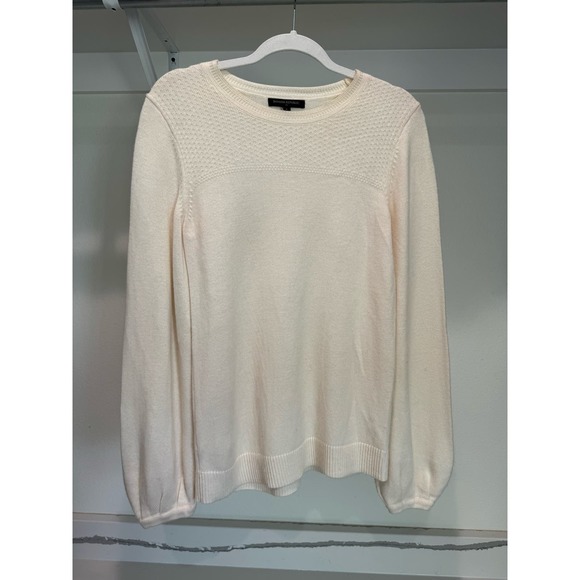 Banana Republic Bell Sleeve Sweater‎ Cream Size Small - Picture 1 of 8